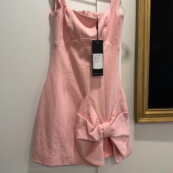 NWT - Elliatt Pink Bow Dress